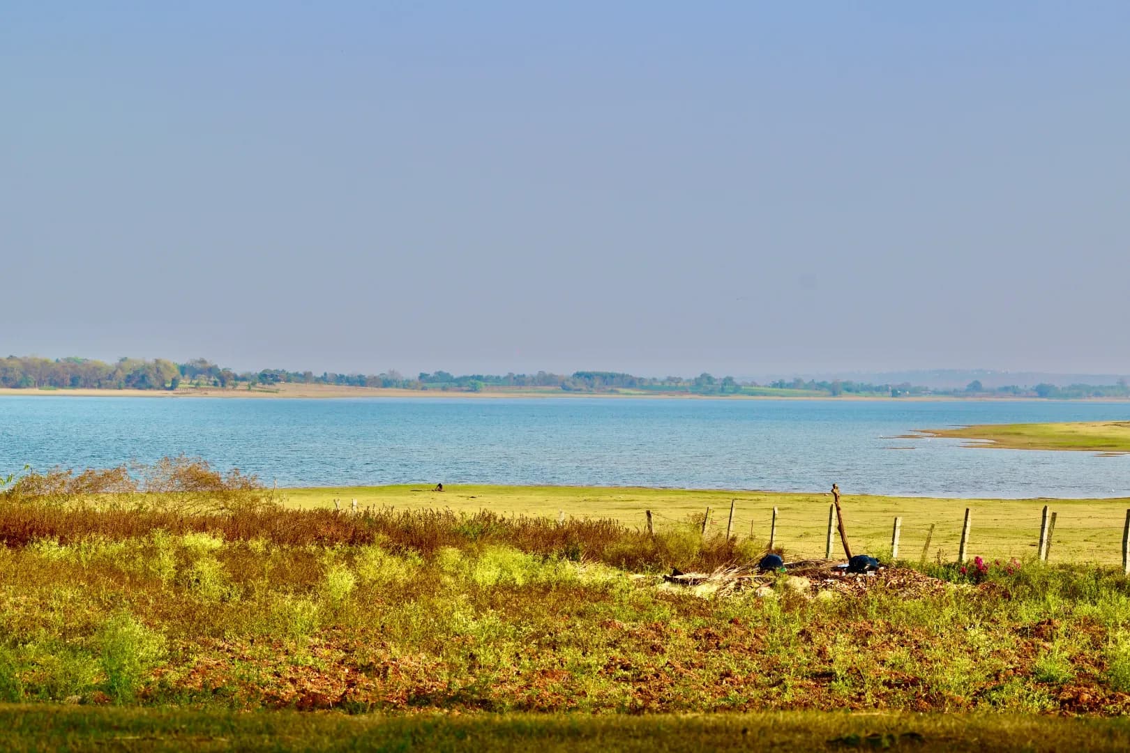 Lush green nature landscape surrounding Kabini Kaanana homestay, Western Ghats foothills